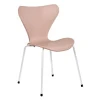 Стул Seven Style пудровый с белыми ножками