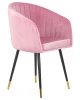 Купить Стул обеденный DOBRIN MARY, розовый велюр (1922-16) в интернет-магазине КупиКресла.ру