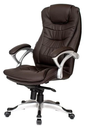 Кресла для больших людей - Кресло Patrick (Патрик) (Экокожа Черный)