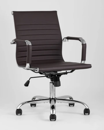 Офисные кресла - Кресло офисное TopChairs City S коричневое
