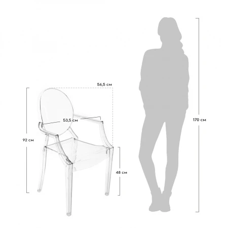 Купить Стул Louis Ghost прозрачный по низкой цене
