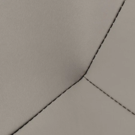 Купить Комплект кресло HUG светло-серый, экокожа, шенилл с оттоманкой светло-серый, экокожа по низкой цене