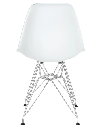 Купить Набор 4 шт Стул обеденный DOBRIN DSR, ножки хром, цвет белый (W-02) в интернет-магазине КупиКресла.ру