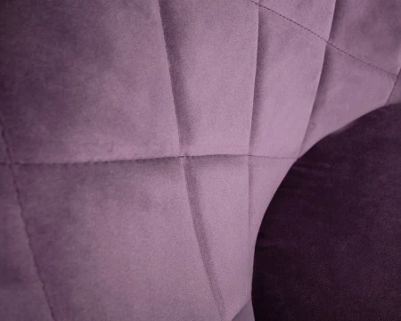 Купить Набор 2 шт Стул барный DOBRIN LOGAN BLACK, пудрово-сиреневый велюр (MJ9-52) в интернет-магазине КупиКресла.ру