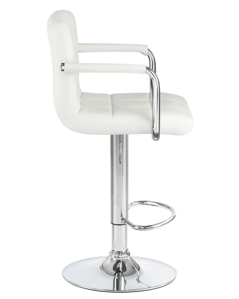Купить Набор 2 шт Стул барный DOBRIN KRUGER ARM, белый по низкой цене