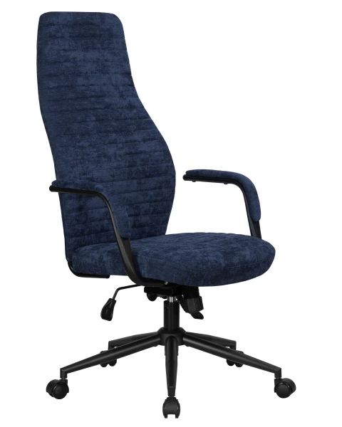 Офисное кресло для руководителей DOBRIN LOKI, синий (VRH230-25) | Купить в КупиКресла.ру