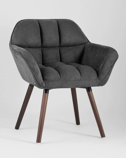 Купить Кресло Брайан темно-серое по низкой цене