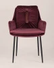 Купить Кресло Саманта велюр бордовый по низкой цене