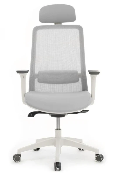 Кресло Work W-218C WHITE Светло-серый | Купить в КупиКресла.ру