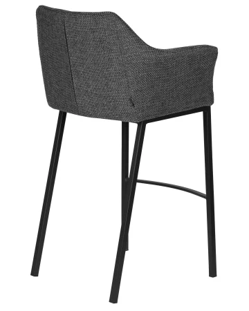 Купить Стул барный DOBRIN LUCAS, серая ткань (F-22) по выгодной цене для кафе, ресторанов и кухни