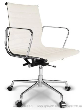 Кресло Eames (Эймс) Ribbed белое