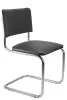 Стул Сильвия 02S Черный/Металл Хром гальв.