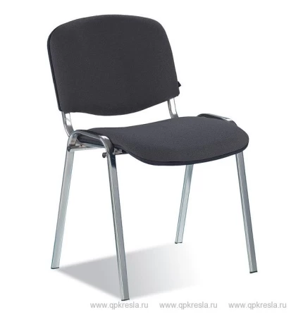 Офисный стул ИЗО хром (ISO chrome) (ZT - Ткань ZESTA, ZT 2 оранжевый)