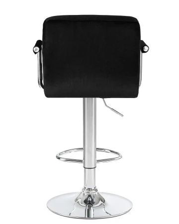 Купить Стул барный DOBRIN KRUGER ARM, черный велюр (MJ9-101) по выгодной цене для кафе, ресторанов и кухни