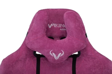 Кресла для геймеров - Кресло игровое Zombie VIKING KNIGHT Fabric малиновый Light-15 с подголов. крестовина металл