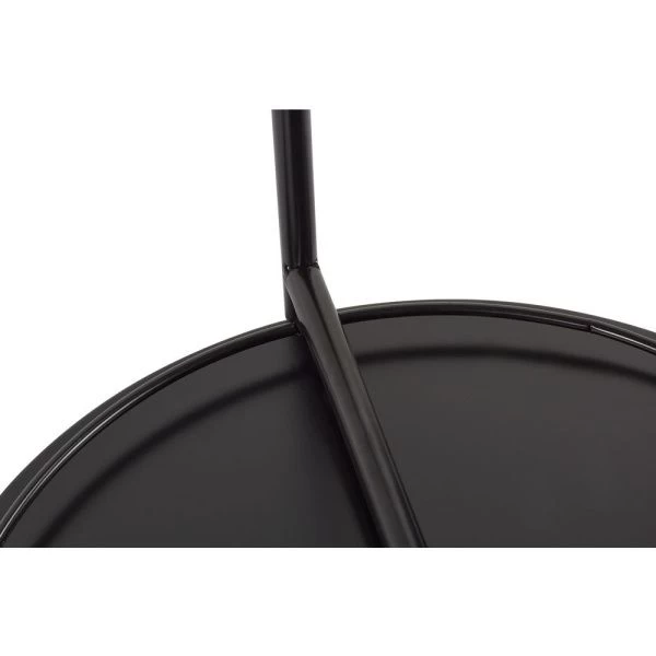 Купить Кофейный столик Moon диам.45x51см, чёрный по низкой цене