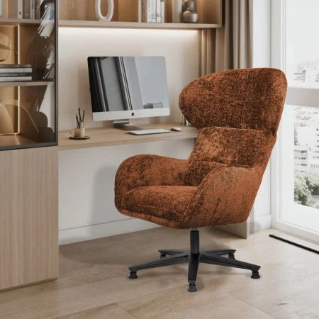 Купить Кресло Teddy терракотовый шенилл по низкой цене