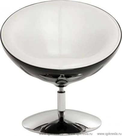 Кресло Lotus black-white (Лотус черно-белый)