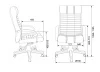 Кресла руководителя - Кресло руководителя Бюрократ KB-10WALNUT черный кожа крестовина металл/дерево