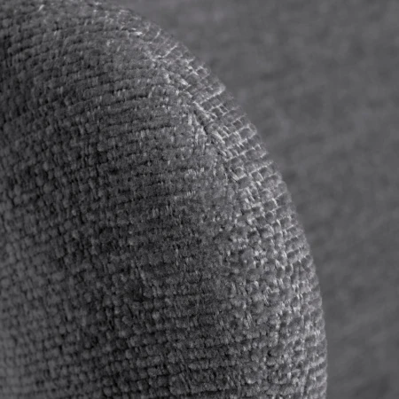 Купить Стул Lucas 2 серый шенилл с чёрными ножками по низкой цене