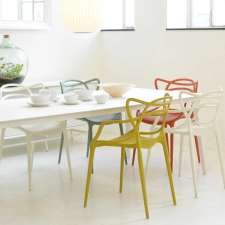 Купить Комплект из 4-х стульев Masters белый в интернет-магазине КупиКресла.ру