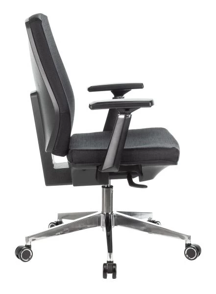 Кресло Бюрократ CH-545/LUX черный 38-418 крестовина алюминий | Купить в КупиКресла.ру