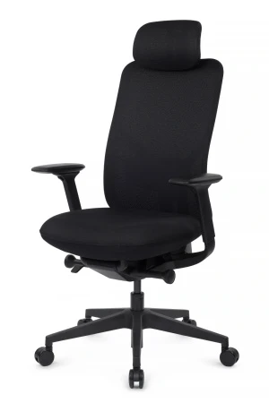 Эргономичные кресла - Кресло Antler EAN-001A Черный пластик/Черный