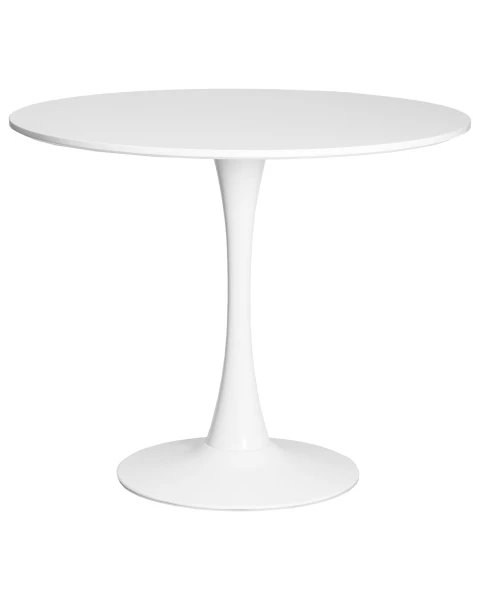 Купить Стол обеденный MIA, белая столешница, белое основание по низкой цене