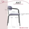 Купить Стул Ant серый по низкой цене