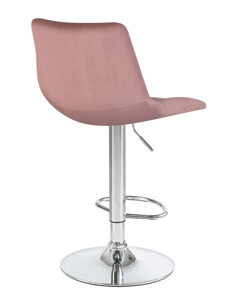 Стул барный DOBRIN TAILOR, пудрово-розовый велюр (MJ9-32) для кафе, ресторанов и кухни