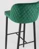Купить Стул барный Оскар велюр изумрудный по выгодной цене для кафе, ресторанов и кухни