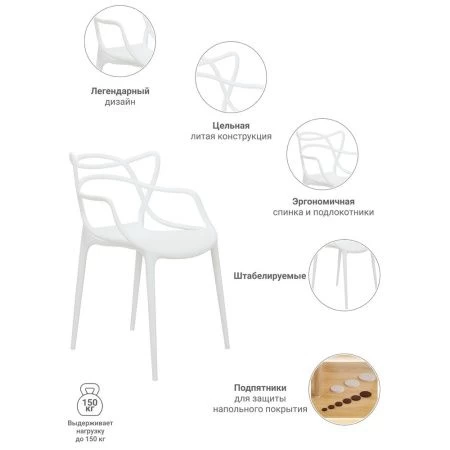 Купить Стул Masters белый по низкой цене