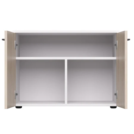 Купить Тумба для оргтехники Everprof EVO (ЭВО) 800х604x588 Белый/Дуб Соната по низкой цене