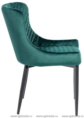 Стул Ститч велюр зеленый