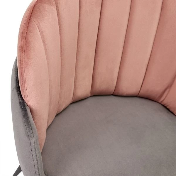 Купить Стул Peki серый, пудровый по низкой цене