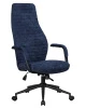 Офисное кресло для руководителей DOBRIN LOKI, синий (VRH230-25)