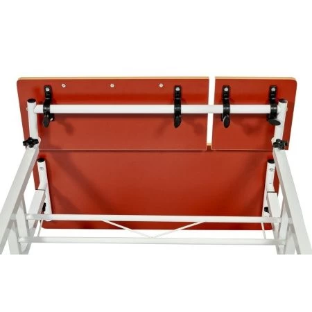 Купить Стол многофункциональный Shuttle 80х58х80-130см, светлое дерево, белый по низкой цене