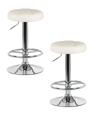 Набор 2 шт Табурет барный DOBRIN BRUNO, кремовый