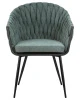 Купить Набор 2 шт Стул обеденный DOBRIN MATILDA, зеленая ткань (LAR 275-23) в интернет-магазине КупиКресла.ру