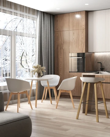 Купить Стул барный LIBRA БЕЛЫЙ по выгодной цене для кафе, ресторанов и кухни