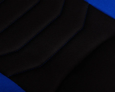 Кресла для геймеров - Кресло игровое DOBRIN RICK, черно-синяя ткань