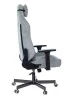 Кресла для геймеров - Кресло игровое Knight N1 Fabric серо-голубой Light-28 с подголов. крестов. металл