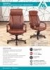 Кресла руководителя - Кресло руководителя Бюрократ T-9924WALNUT светло-коричневый Leather Eichel кожа крестовина металл/дерево
