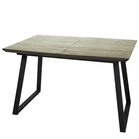 Купить Стол Stockholm раскладной 120-160х80х75см, серый дуб по низкой цене