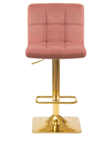 Купить Стул барный DOBRIN GOLDIE, пудрово-розовый велюр (MJ9-32) по выгодной цене для кафе, ресторанов и кухни