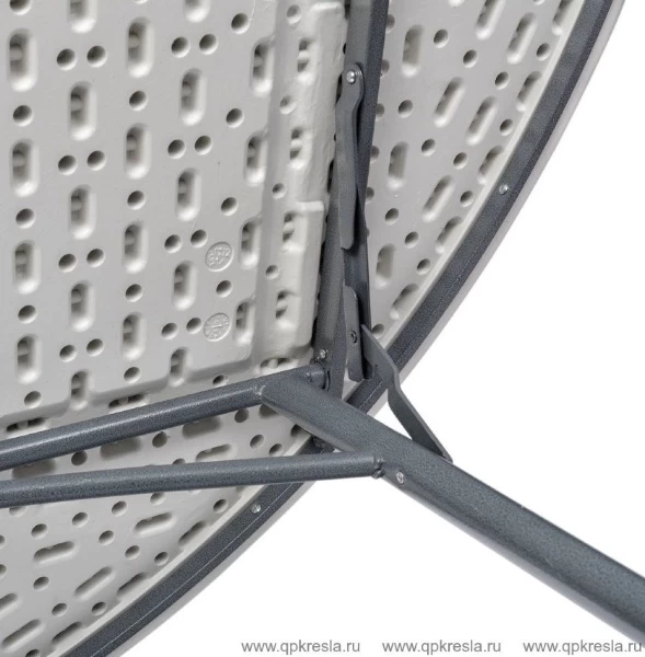 Стол складной круглый 180 Белый