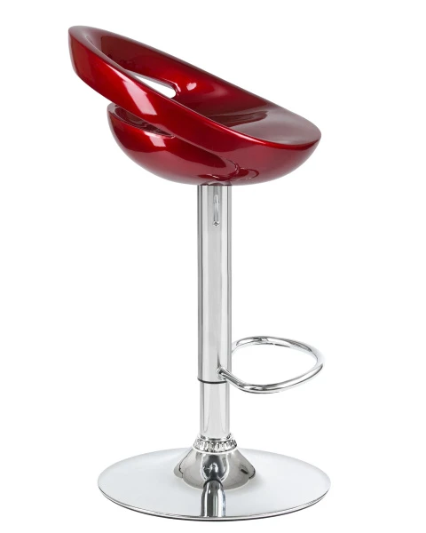 Купить Набор 2 шт Стул барный DOBRIN DISCO, бордовый металлик по низкой цене