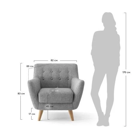 Купить Кресло Picasso бирюзовый по низкой цене