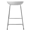 Купить Стул полубарный Neo белый с хромированными ножками по выгодной цене для кафе, ресторанов и кухни