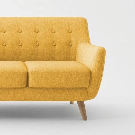 Купить Диван Picasso трехместный горчичный по низкой цене